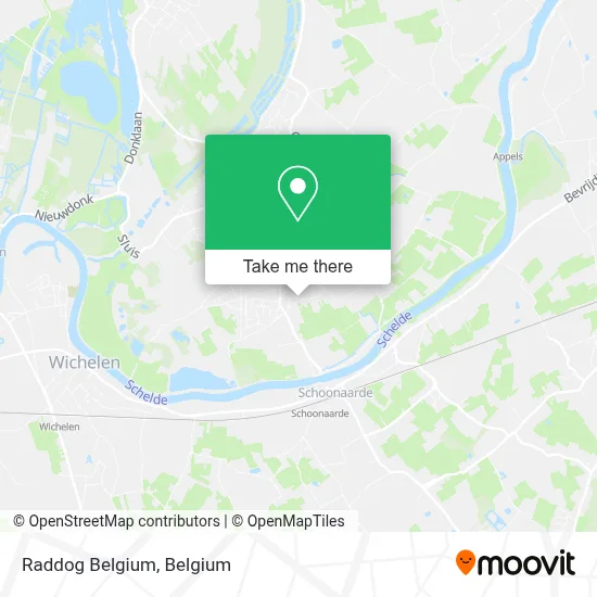 Raddog Belgium map