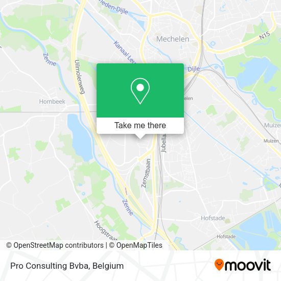 Pro Consulting Bvba map