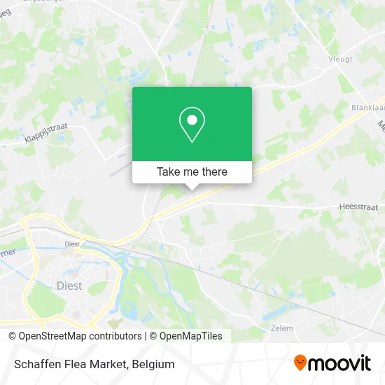Schaffen Flea Market map