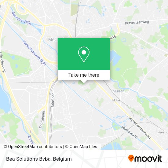 Bea Solutions Bvba map