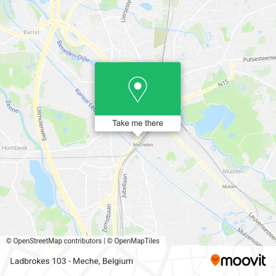 Ladbrokes 103 - Meche map