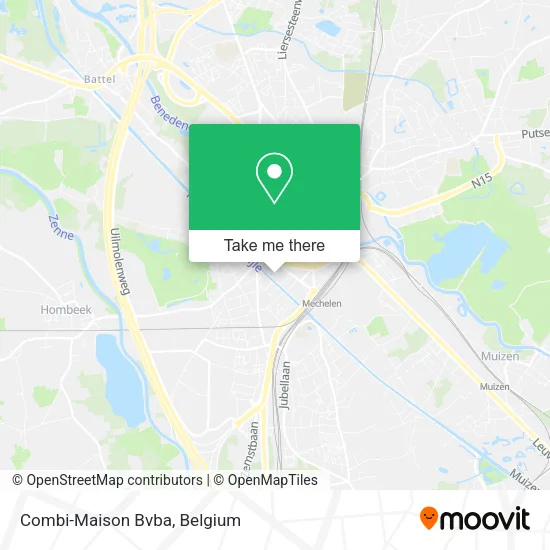 Combi-Maison Bvba map