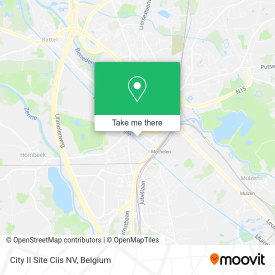 City II Site Ciis NV map
