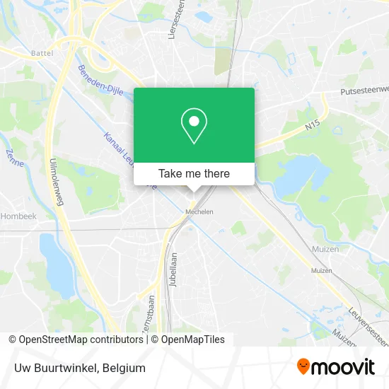 Uw Buurtwinkel map