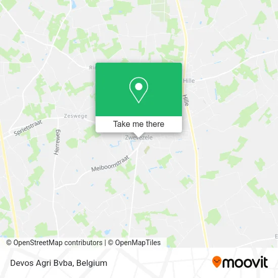 Devos Agri Bvba map