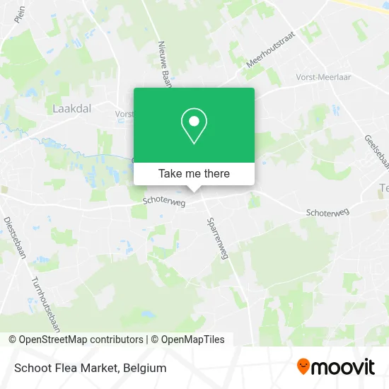 Schoot Flea Market map