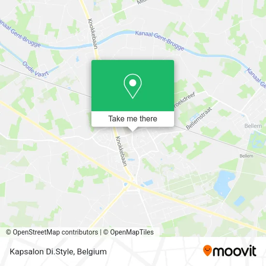 Kapsalon Di.Style map