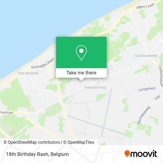 18th Birthday Bash map