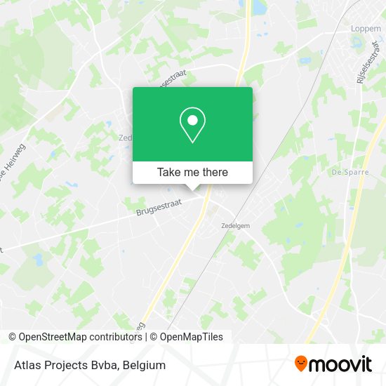 Atlas Projects Bvba map