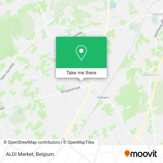 ALDI Market map