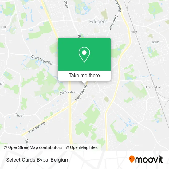 Select Cards Bvba map
