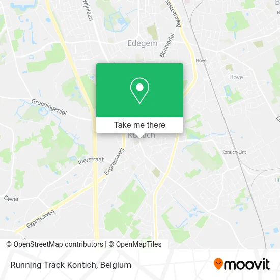 Running Track Kontich map