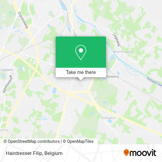 Hairdresser Filip map