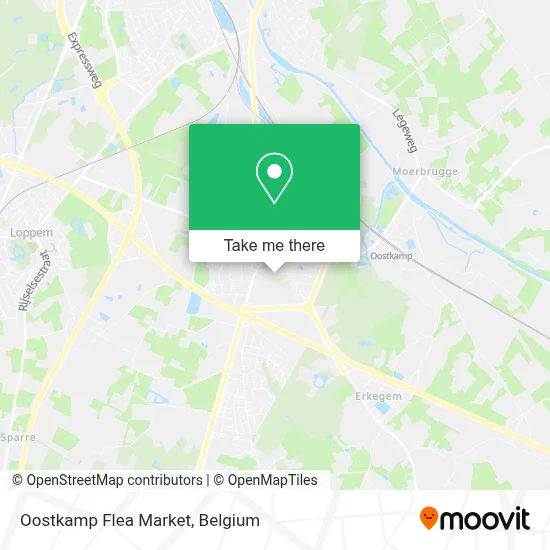 Oostkamp Flea Market map