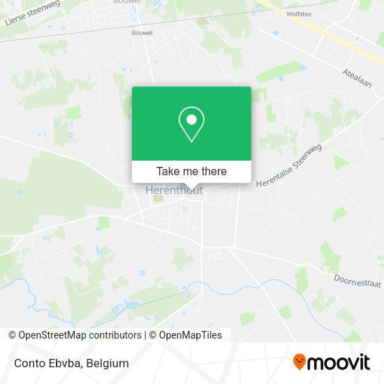 Conto Ebvba map