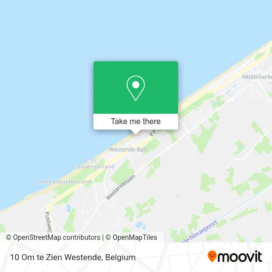 10 Om te Zien Westende map