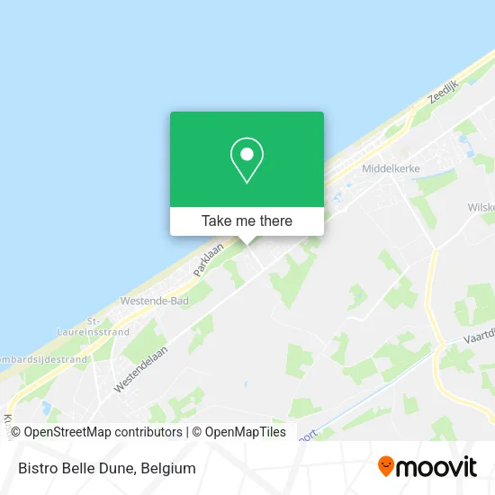 Bistro Belle Dune map