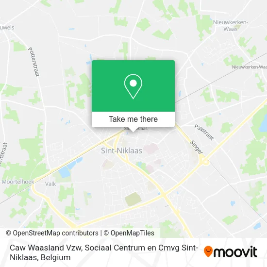 Caw Waasland Vzw, Sociaal Centrum en Cmvg Sint-Niklaas plan
