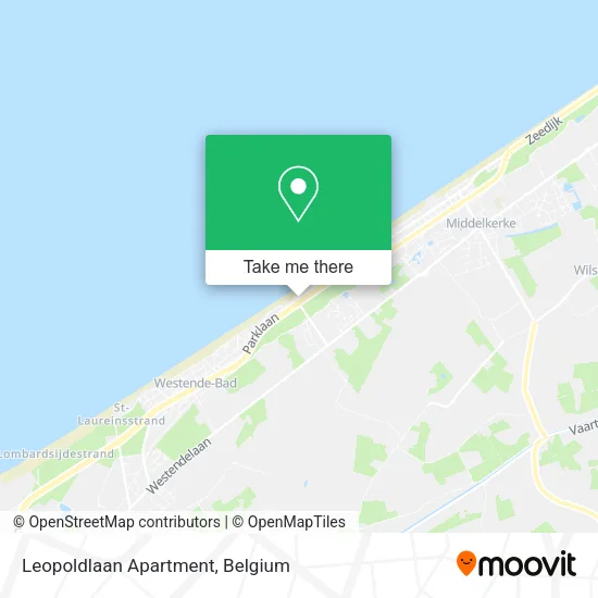 Leopoldlaan Apartment map