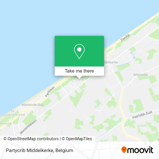 Partycrib Middelkerke map