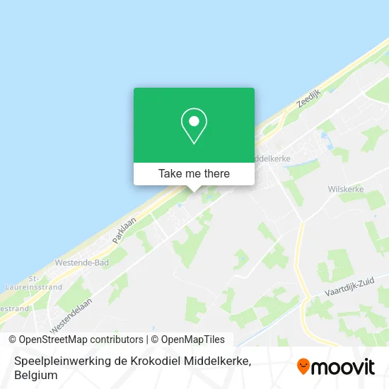 Speelpleinwerking de Krokodiel Middelkerke map