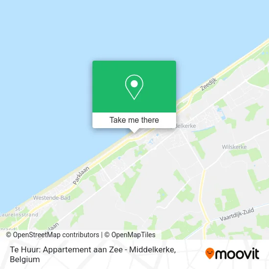 Te Huur: Appartement aan Zee - Middelkerke map