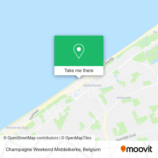 Champagne Weekend Middelkerke map