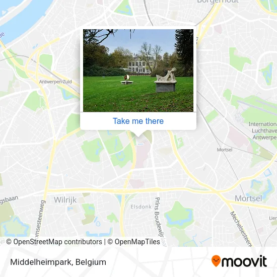 Middelheimpark map