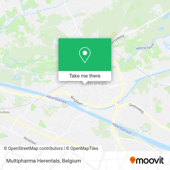 Multipharma Herentals map