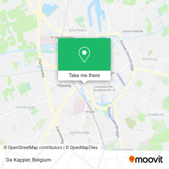 De Kapper map