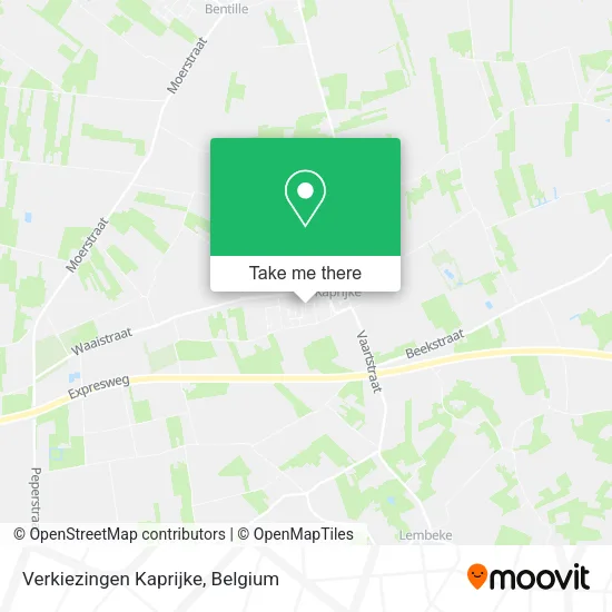 Verkiezingen Kaprijke map