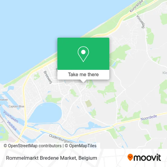 Rommelmarkt Bredene plan