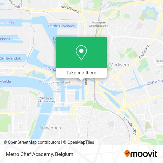 Metro Chef Academy map