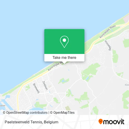 Paelsteenveld Tennis map