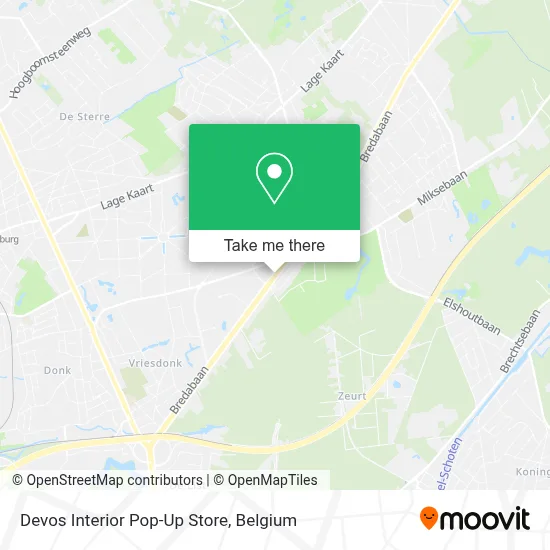 Devos Interior Pop-Up Store map