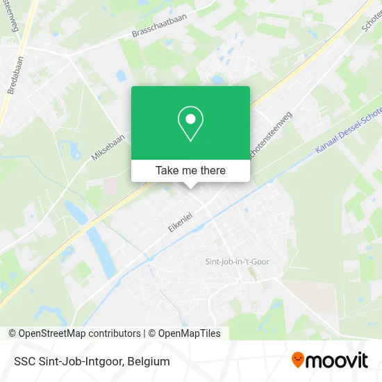 SSC Sint-Job-Intgoor map