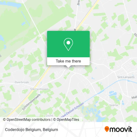 Coderdojo Belgium map