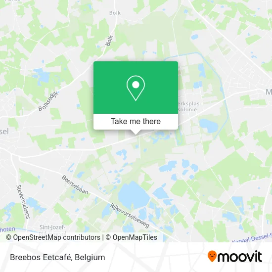 Breebos Eetcafé map