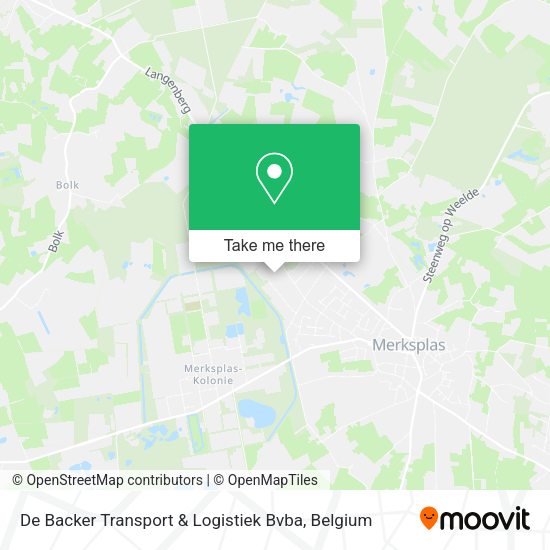 De Backer Transport & Logistiek Bvba map
