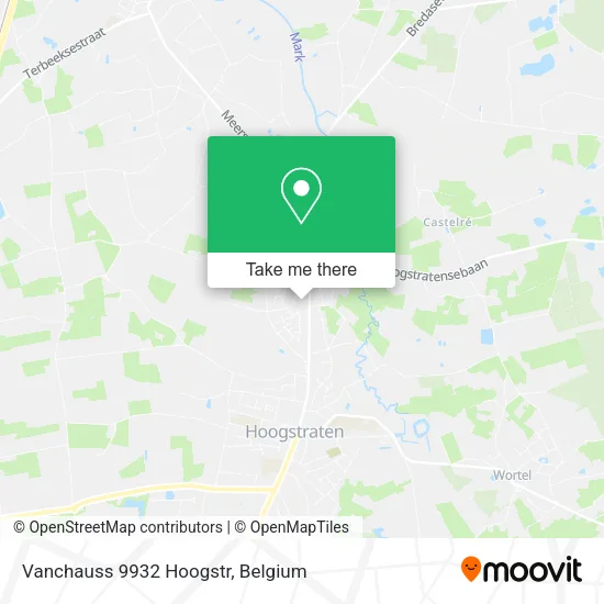 Vanchauss 9932 Hoogstr map