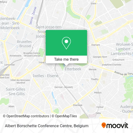 Albert Borschette Conference Centre map