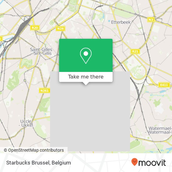 Starbucks Brussel plan