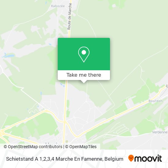 Schietstand A 1,2,3,4 Marche En Famenne map