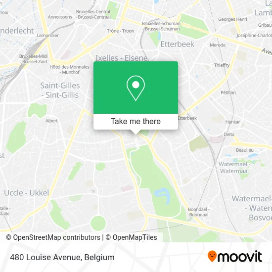 480 Louise Avenue map