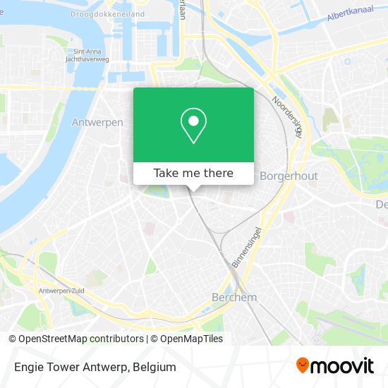 Engie Tower Antwerp map