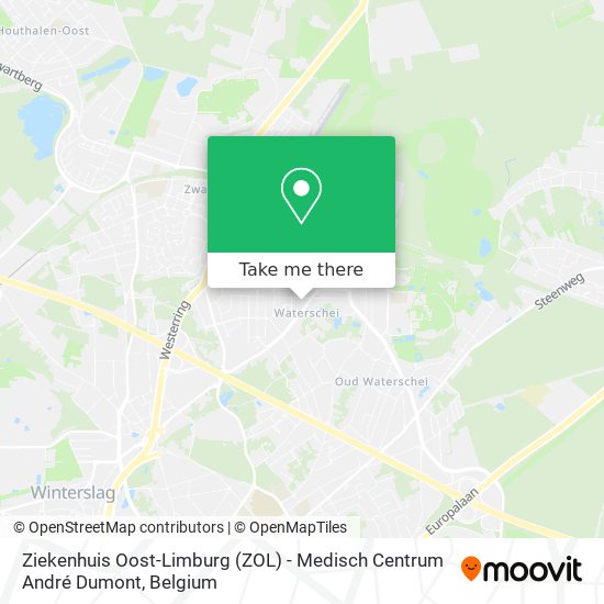 Ziekenhuis Oost-Limburg (ZOL) - Medisch Centrum André Dumont map