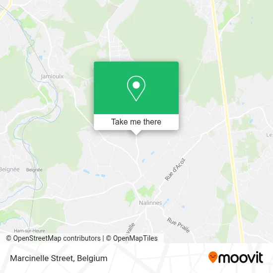 Marcinelle Street map