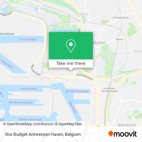 Ibis Budget Antwerpen Haven map