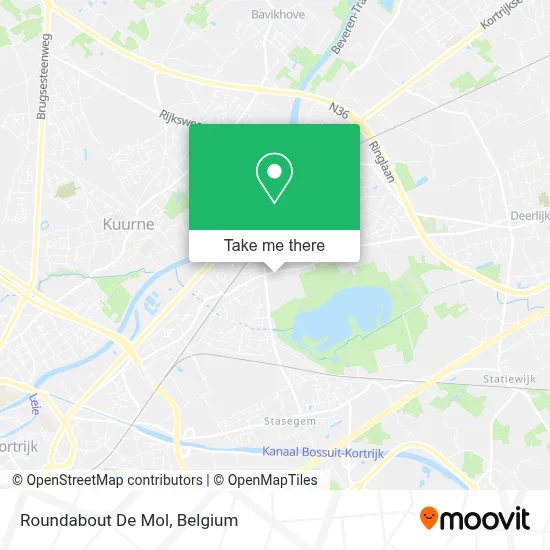 Roundabout De Mol map