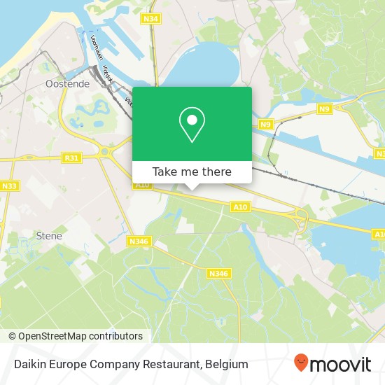 Daikin Europe Company Restaurant plan